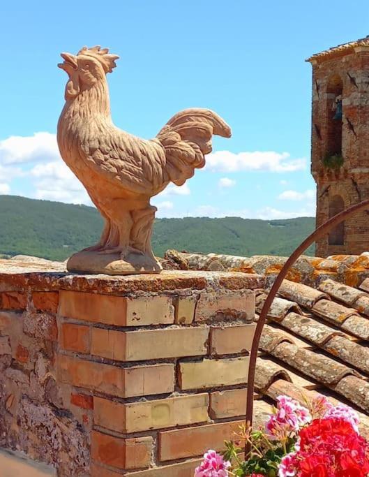 La Casa Del Gallo Radicondoli Екстериор снимка